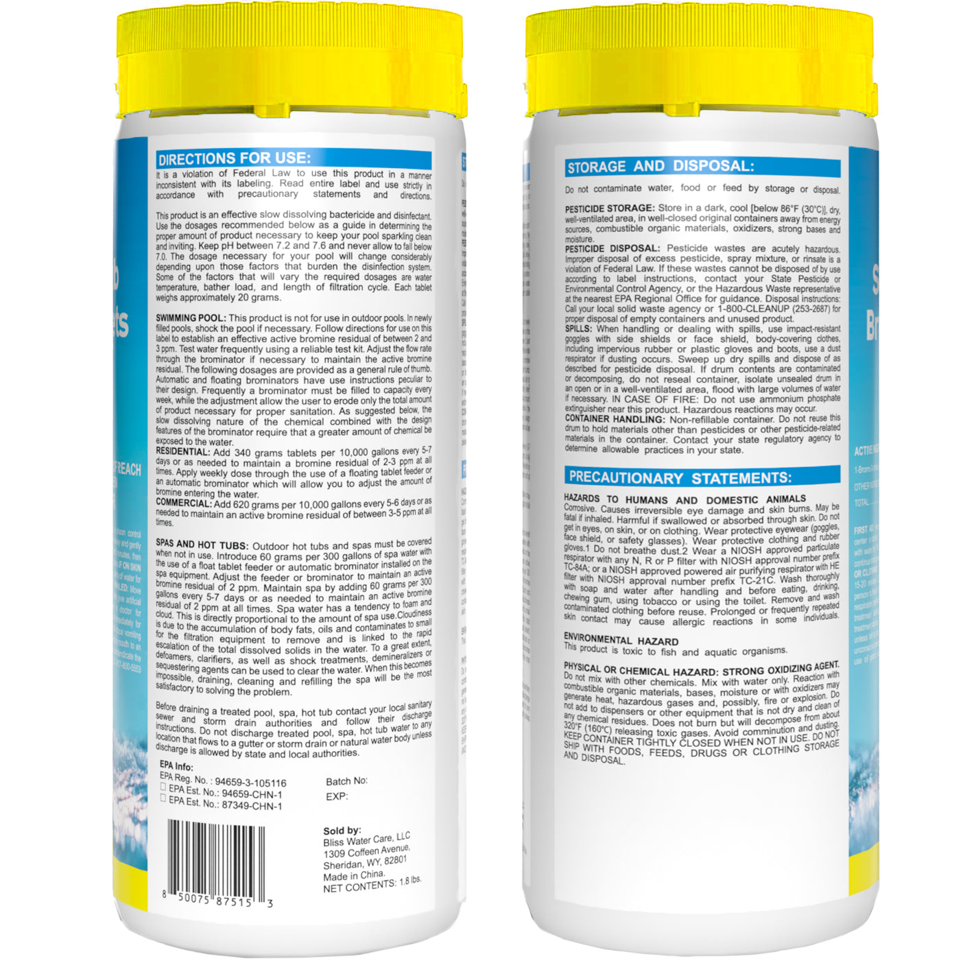 Bliss Spa & Hot Tub Bromine Tablets