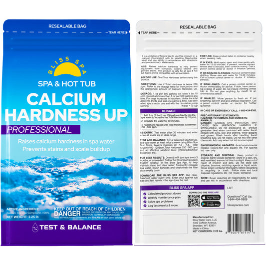 Bliss Spa & Hot Tub Calcium Hardness Up