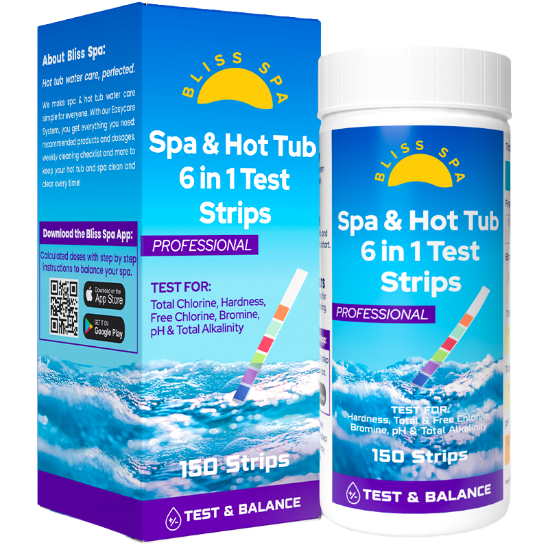Bliss Spa & Hot Tub 6 in 1 Test Strips