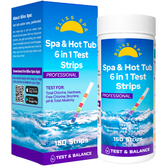 Bliss Spa & Hot Tub 6 in 1 Test Strips
