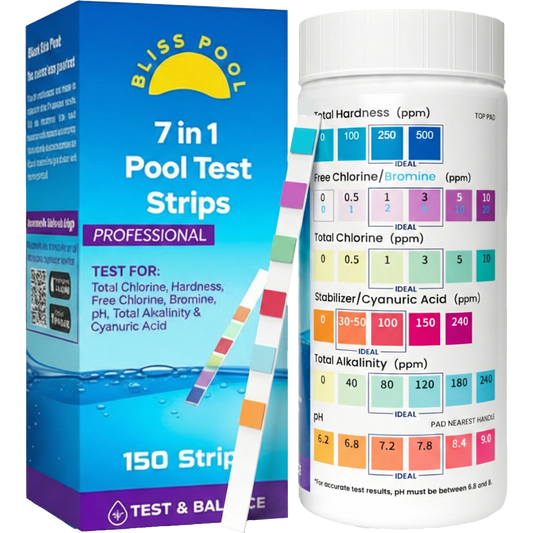 Bliss Pool 7 in 1 Test Strips