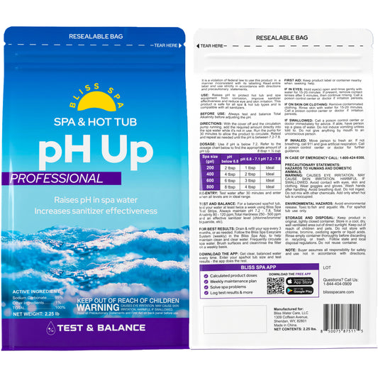 Bliss Spa & Hot Tub pH Up