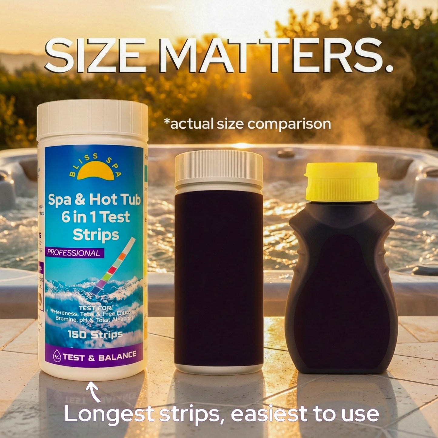 Bliss Spa & Hot Tub 6 in 1 Test Strips