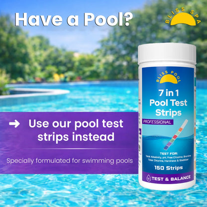Bliss Spa & Hot Tub 6 in 1 Test Strips